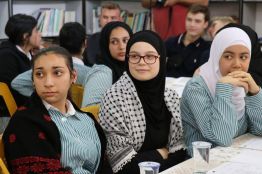 بنات الجلزون الثانوية تستقبل وفد ألماني ضمن مشروع التوأمة بين المدارس