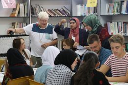 بنات الجلزون الثانوية تستقبل وفد ألماني ضمن مشروع التوأمة بين المدارس